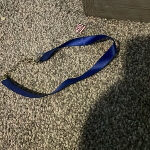 Blue choker